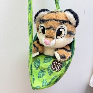 Fiesta Rare Swaddle‎ Babies Baby Tiger Plush with Carrying Sling Clean Soft T34